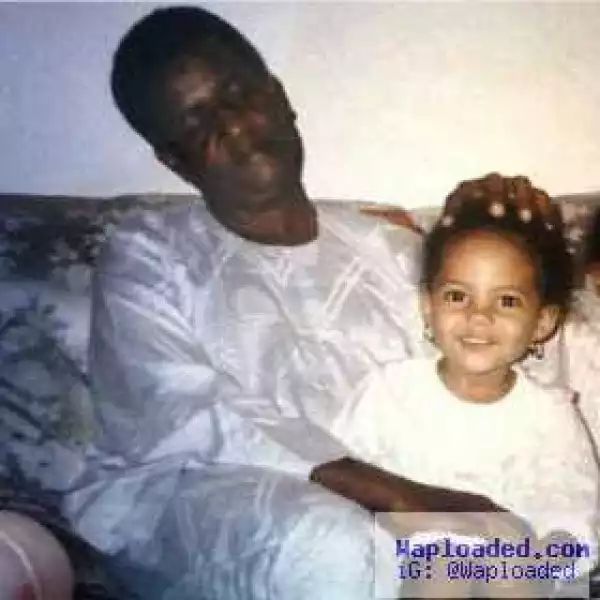 Adama Indimi shares cute throwback photo of herself with billionaire dad